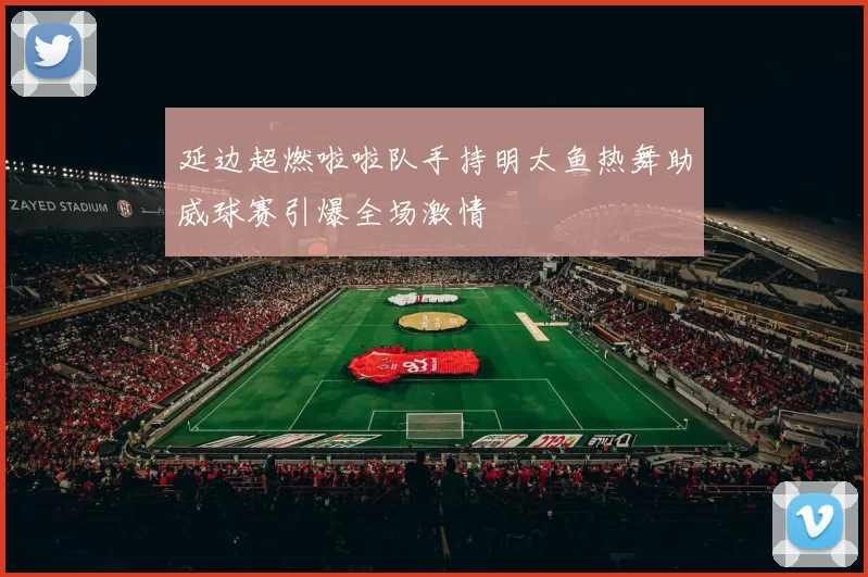 延边超燃啦啦队手持明太鱼热舞助威球赛引爆全场激情