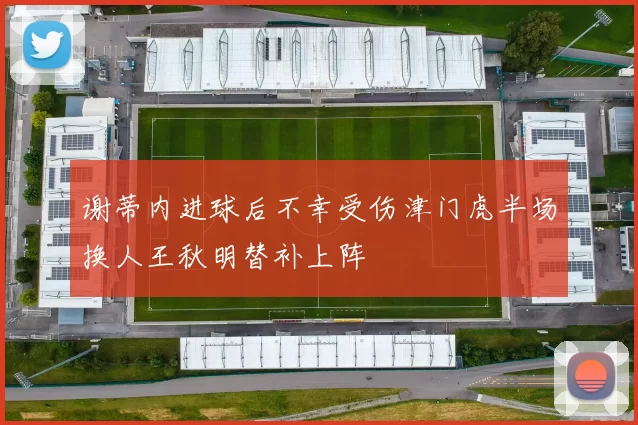 谢蒂内进球后不幸受伤津门虎半场换人王秋明替补上阵